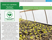 Tablet Screenshot of goodlifegrowing.com